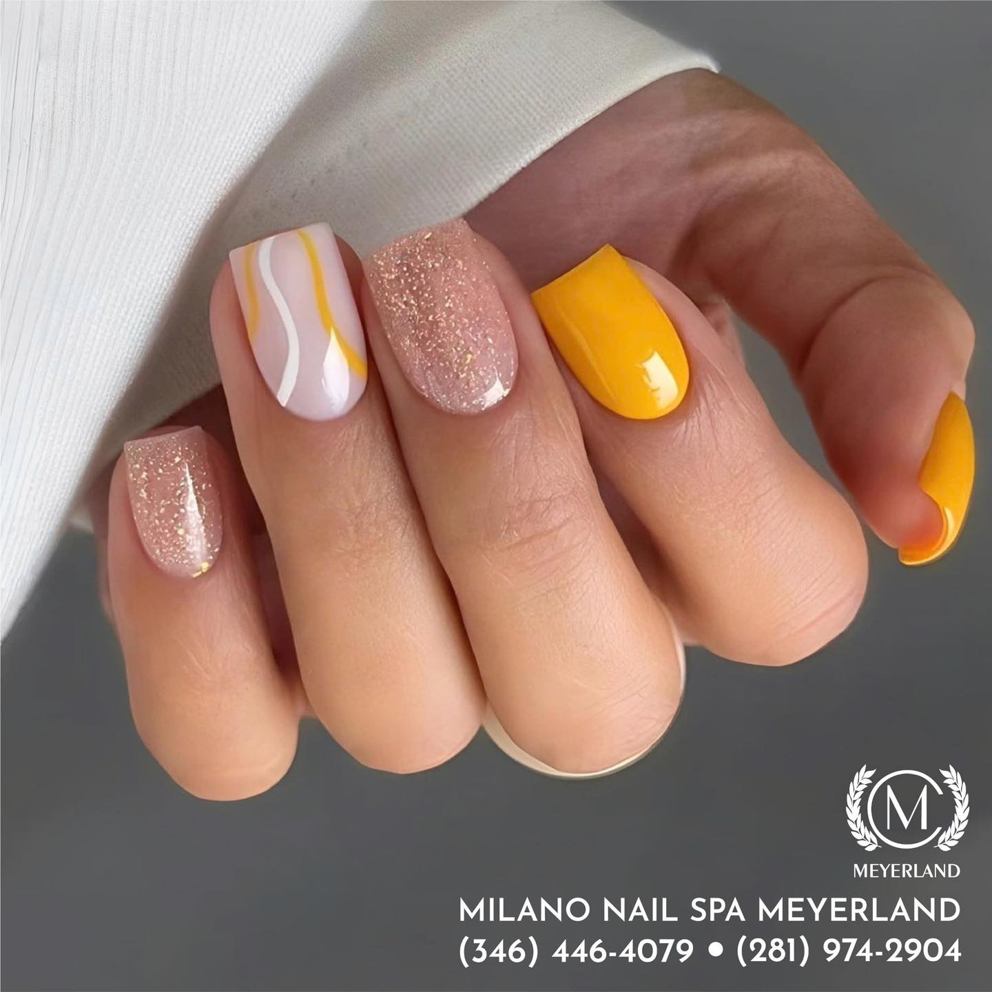 Milano Nail Spa Meyerland nail photo 5
