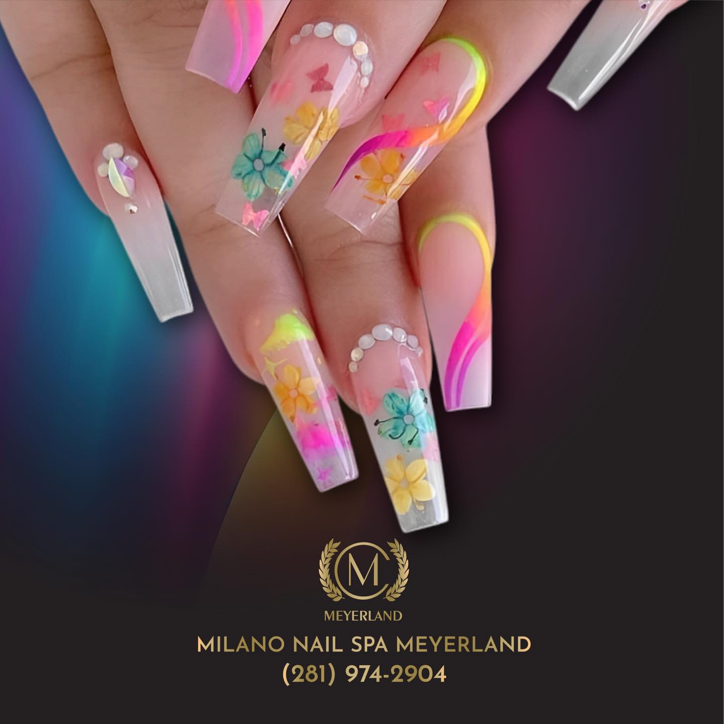 Milano Nail Spa Meyerland nail photo 6
